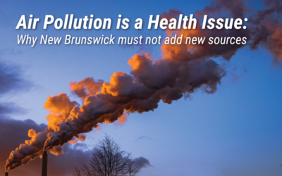 La pollution de l’air est un enjeu de santé : pourquoi le Nouveau-Brunswick ne doit pas ajouter de nouvelles sources
